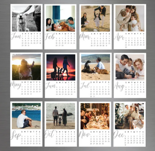 Calendar Year Magnets